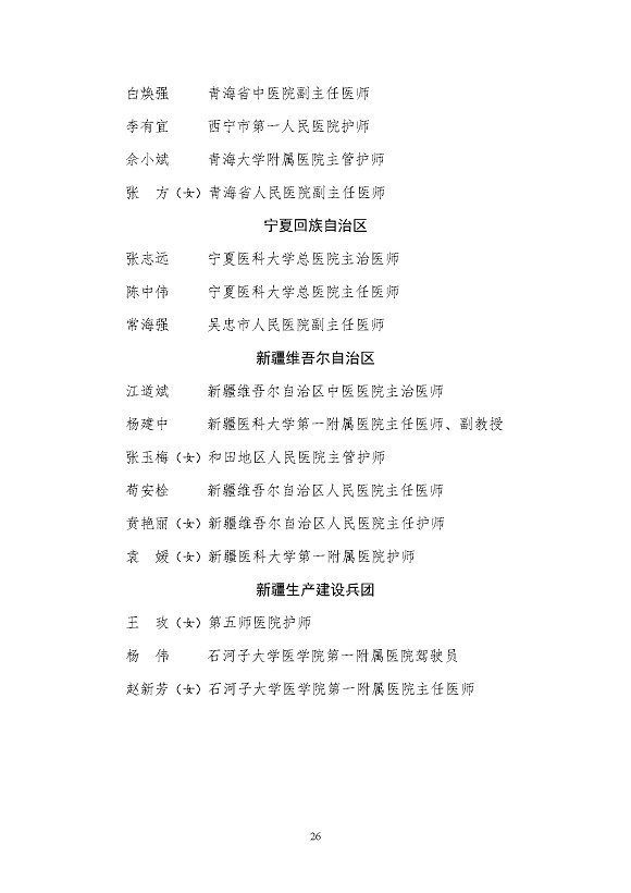 全國衛(wèi)生健康系統(tǒng)新冠肺炎疫情防控工作先進(jìn)個人名單_頁面_26