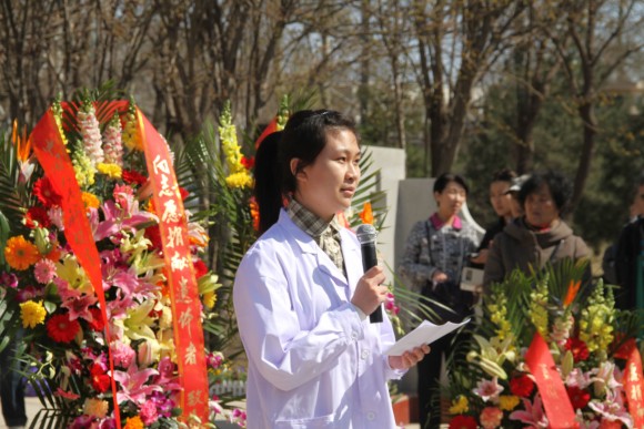 我校2013級(jí)醫(yī)大學(xué)生王詩蕊發(fā)表感言