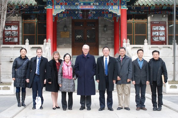 曹雪濤院長會見英國癌癥研究基金會主席Michael Pragnell 2