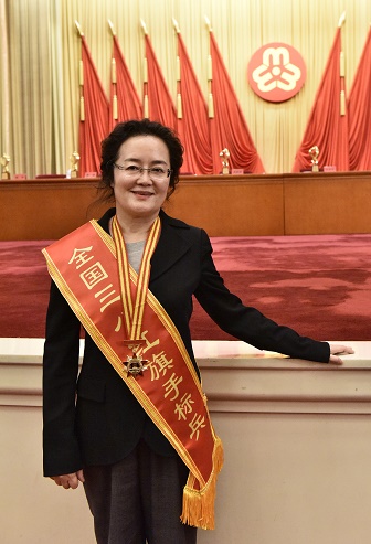 2018年獲得全國三八紅旗手標(biāo)兵S