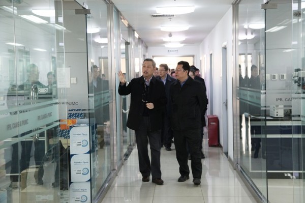 天津市靜海縣領導來院校考察交流4